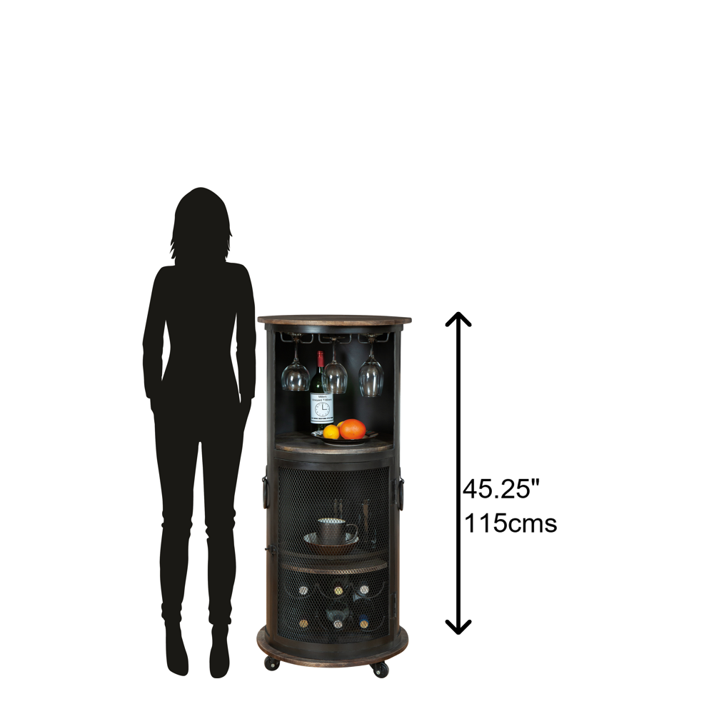 Mueble bar y vinoteca de media pinta Howard Miller 695256